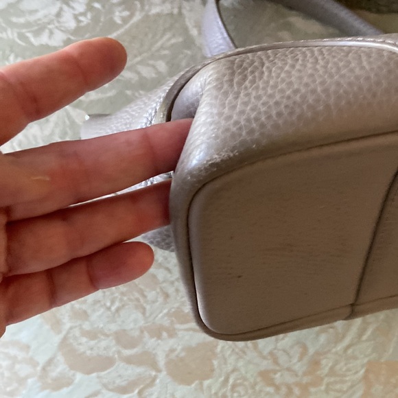 Tory Burch Whipstick Slouchy French Grey satchel bag - Picture 10 of 14